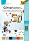 Folia Paper - Glitterkarton folia 174x245mm 6vel basis assorti