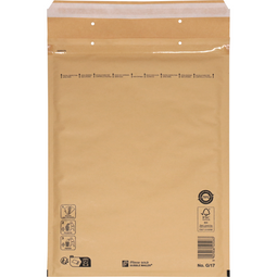 Klika - Envelop | luchtkussenenvelop | 340x225mm | G-17 | papier + PE | bruin | 100 stuks