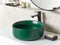 Beliani GUDAR - Wastafel - Groen - ⌀ 37 cm - Keramiek
