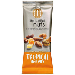 Beautiful Nuts - Beautiful Nuts noten, zakje van 50 g, Tropical Mix