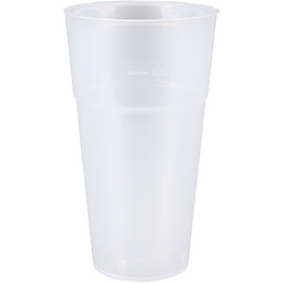 Klika - Glas | bierglas | reusable | pP | 500ml | 160mm | transparant | sleeve met 20 stuks