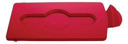 Rubbermaid - Deksel slim jim rs gesloten rood