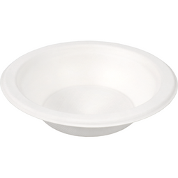 Depa® - ® Schaal | bagasse (suikerrietpulp) | rond | 350ml | wit | 50 stuks