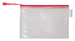 Tarifold - Opbergtas met rits 235x165mm PVC rood
