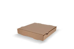 Klika - Pizzadozen 24x24x4cm kraft bruin BIO | 100 stuks