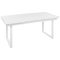 Beliani VALCANETTO - Tuintafel - Wit - 90 x 180/240 cm - Aluminium