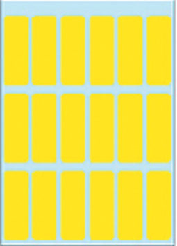 HERMA - Etiket 3651 12x34mm geel 90 stuks