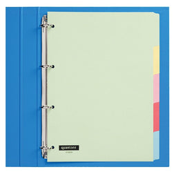 Quantore - Tabbladen 4-gaats 5-delig assorti karton | 1 set | 25 stuks