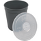 DishCircle - | Soepbeker | incl. Deksel | PP | reusable | 480ml | grijs/transparant | 30 stuks