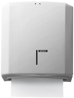 Katrin - Dispenser 988113 vouwhanddoeken metaal wit