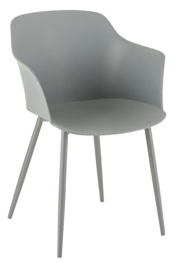 Jline Chair Tub Pp Grey