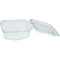 Klika - Bak | Gerecycled PET | 500ml | saladebak | 125x123x transparant | 600 stuks