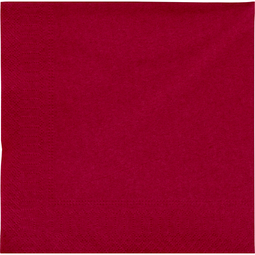 Klika - Servet | papier | 2-laags | 33x33cm | bordeaux | 100 stuks