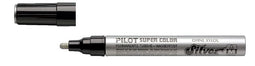 Pilot - Viltstift pilot super sc-s m zilver | 12 stuks