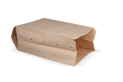 Klika - Snackzakken nr 28 (2 pond) PS-vrij Kraft 50gr geperforeerd BIO | 1000 stuks = 10kg | 1000 stuks