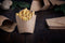 Klika - Friet Scoop middel Kraft FSC mix credit | 1000 stuks