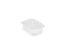 Klika - Salade Saus bakjes 125ml 108mm rechthoekig transparant | 1000 stuks