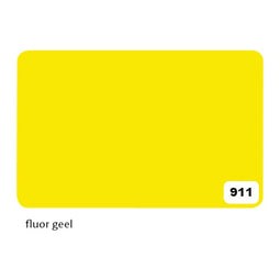 Folia Paper - Etalagekarton Folia 1-zijdig 48x68cm 380gr nr911 fluor geel