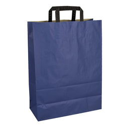 Klika - Papieren draagtassen donkerblauw 320 x 140 x 420 mm 80 gram/m2
