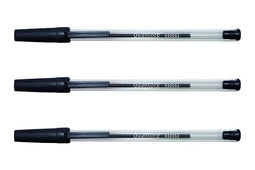 Quantore - Balpen Stick zwart medium (alternatief) | 500 stuks