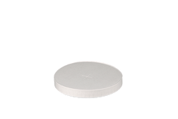 Klika - Deksel ijs- milkshakebeker plat met kruis Ø90mm karton Wit | 1000 stuks