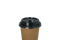 Klika - Koffiebeker deksels zwart Ø70mm | 1000 stuks