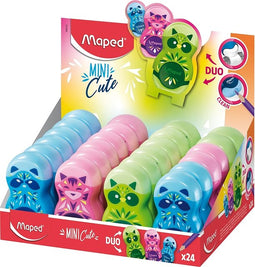 Maped - Puntenslijper Loopy 1-gaats assorti
