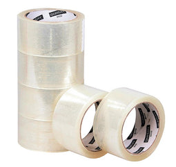 Quantore - Verpakkingse 50mmx60m PP transparant | Pak a 6 rol | 6 stuks