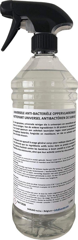 Merkloos - Universele antibacteriële oppervlaktereiniger, met spraykop, fles van 1 liter