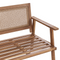 Beliani ARENELLA - Loungeset 4-zits - Lichthout/Beige - Acaciahout