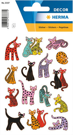 HERMA - Etiket 3337 abstracte katten