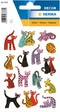 HERMA - Etiket 3337 abstracte katten