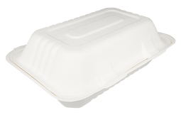 Klika - Lunch/loempia box IP10 suikerriet Plastic- en Pfas-vrij BIO | 500 stuks