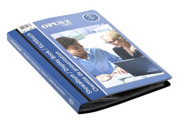 Europel - Showmap Opus 2 frontview A5 20-tassen antraciet | 1 stuk | 10 stuks