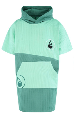 Wave Hawaii Travel Poncho Breese Groen - L-XL Groen