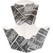 Klika - Bak | Karton + verniscoating | mini | snackbak | 100mm | wit/grijs | 50 stuks