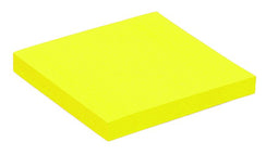 Quantore - Memoblok 76x76mm neon geel