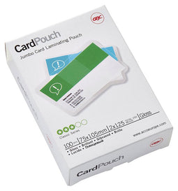 GBC - Lamineerhoes club card 75x105mm 2x125micron 100 stuks
