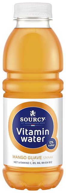 Sourcy - Water vitamin mango/guave fles 0.5l