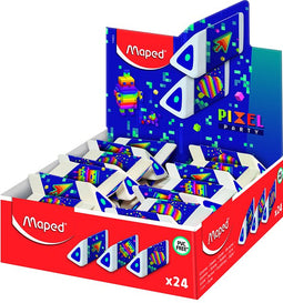 Maped - Gum maped pixel party pyramid display a 24 stuks
