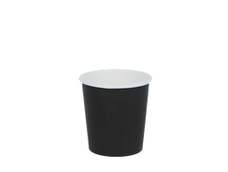Klika - Kartonnen koffiebeker 120cc 4oz Ø63mm zwart FSC®Mix | 1000 stuks