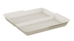 Circulware - Bord circulplate 1100ml 2-vaks | Pak a 12 stuk | 4 stuks