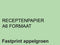 Fastprint - Receptpapier A6 80gr appelgroen 2000vel