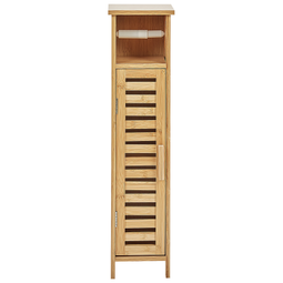 Beliani OLATHE - Toiletrolhouder - Lichthout - Bamboe