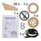 Mini-spot tafellamp (Kleur: Naturel)