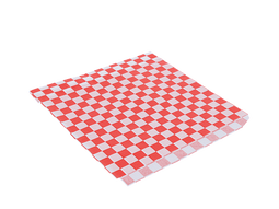 Klika - Hamburger zakje 17x18cm ruit vetvrij papier BIO | 500 stuks