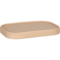 Depa® - ® Deksel | maaltijdcontainer | Karton + PP | 169x117x bruin | 300 stuks