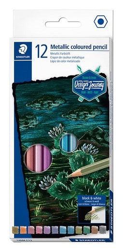 Staedtler - Kleurpotloden metallic 12 stuks st | Set a 12 stuk | 6 stuks