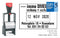 Colop - Woord-datumstempel 2360 personaliseerbaar 30x45