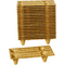 Presswood - Houtvezelpallet | hout | 60x40x12cm | bruin | 1 stuks